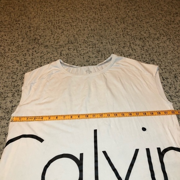 Calvin Klein Performance Logo Sleeveless T-Shirt Size XL - Picture 8 of 9